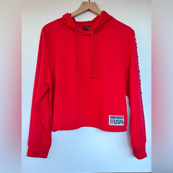 U.S. Polo Assn. Cropped Hoodie - Picture 3 of 9